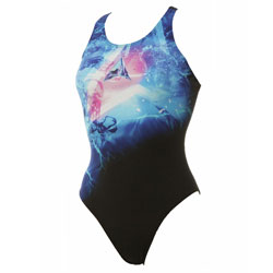 Diana Abisso Swimsuit - Black and Blue