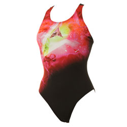 Diana Abisso Swimsuit - Black and Pink