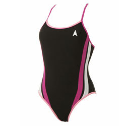 Diana Amberley Swimsuit - Black and Pink