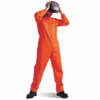 Dickies Mens Fire Cadet Overall Orange Size 40