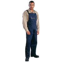 Dickies Mens Redhawk Bib and Brace Navy Blue Medium