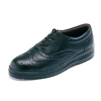 Dickies Mens Safety Brogue Shoes Steel Toe Caps Black Size 10