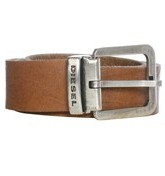 Diesel Begley Brown Leather Buckle Belt