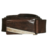 Ben Dark Brown Leather Belt