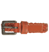 Berna-Service Orange Woven Leather Belt