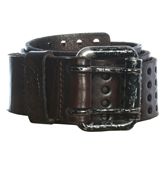 Boy Dark Brown Leather Buckle Belt