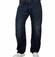 Bravefort long dark blue cotton jeans