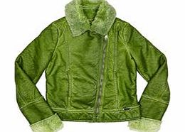 Girls 8-16yrs Jaylaf green jacket