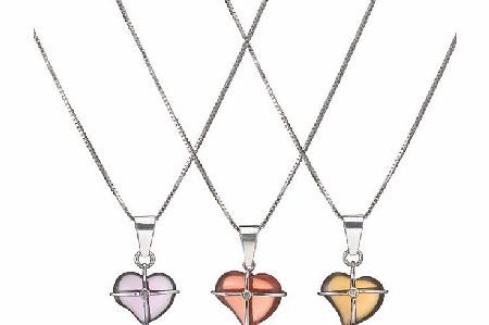 Diesel Hot Diamonds Sterling Silver And Diamond Heart