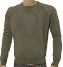 Diesel Khaki Cotton Sweatshirt with Industry - Class of 78 Design