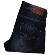 Diesel Krooley 08MD Dark Denim Carrot Fit Jeans