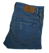 Krooley Blue Carrot Fit Jeans - 32`