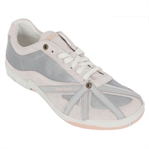 Maysport Move In Wte/Sil Metallic Trainer