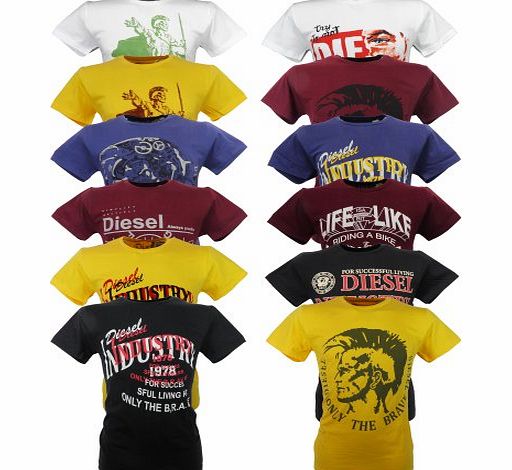Diesel Mens Designer Summer T-Shirts