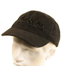 Diesel Mens Diesel Black Baseball Cap with Frayed Patches