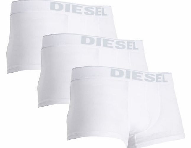 Mens Diesel Kory Three Pack Boxers - White