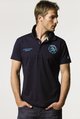 mens short sleeved polo top