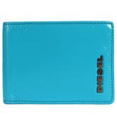 Diesel Neela XS FandB Blue Leather Wallet