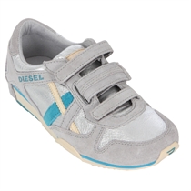 Paratroop Parawil Silver Velcro Trainer