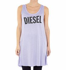 Diesel Purple slouchy sleeveless dress