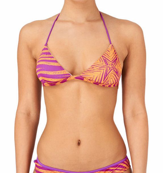 Diesel Womens Diesel Calypso Bikini Top - Pink/Orange