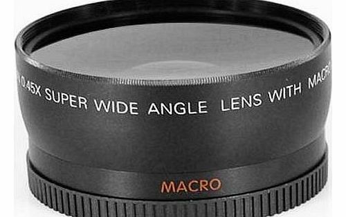  58MM Wide Angle Lens for Canon 350D 400D 450D 500D 1000