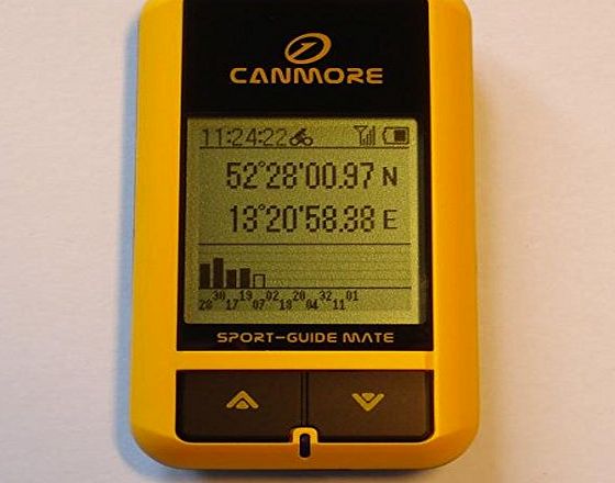digital-paradise GP-101(Yellow) Handheld GPS Tracker GPS Cycle Computer BackTrack GPS, GeoTag Data Logger, USB GPS Receiver, 65 Channels, Built-in Digital Compass, IPX4 waterproof, Sport Software Included