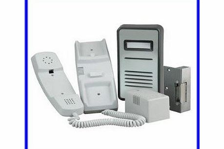 C9B-NEW BELL 901 AUDIO DOOR PHONE INTERCOM WITH ELECTRIC LOCK KIT amp; POWER SUPPLY
