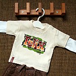 DinkyTinks at notonthehighstreet.com Baby` First T-shirt: Graffiti Tee