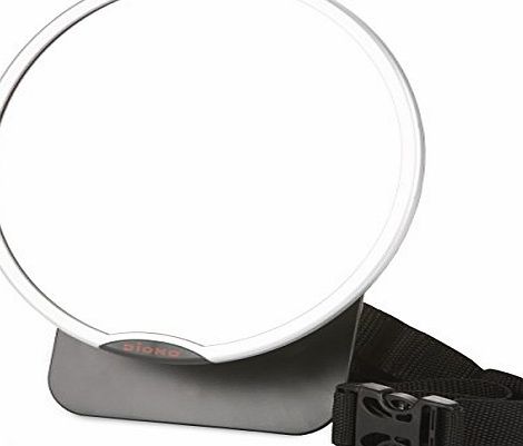 Diono Easy View Back Seat Mirror, Silver