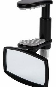 Diono See Me Too Universal Crystal Clear Rear View Mirror No Suction Cup (Black)