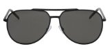 Christian Dior DIOR 0107/S Sunglasses ECK (R6) BLACK (GREY) 61/13 Medium
