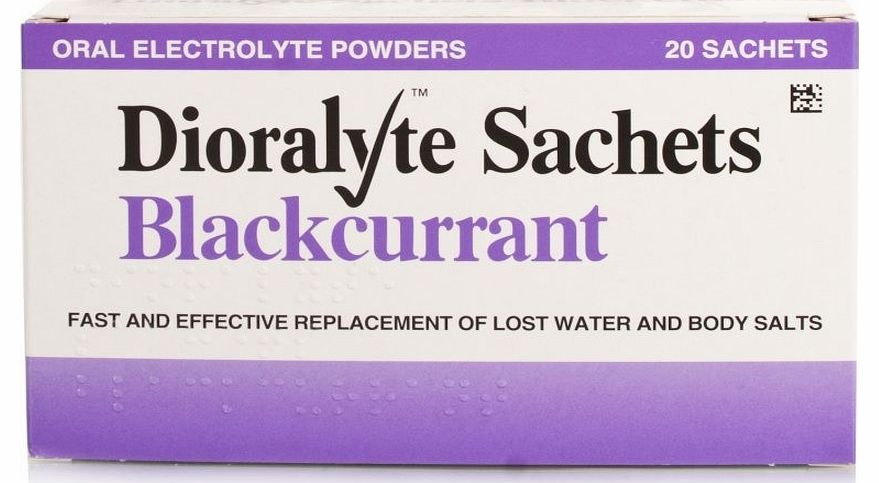 Dioralyte Sachets Blackcurrant