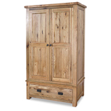 Direct Forest Products Trafalgar 2 Door 2 Drawer Wardrobe in distressed American Oak