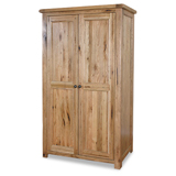 Direct Forest Products Trafalgar 2 Door Wardrobe in distressed American Oak