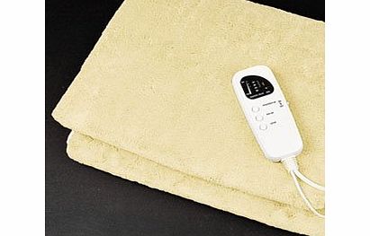 Direct Sales PIFCO PE151 Electric Heated Throw amp; Over Blanket - Cream