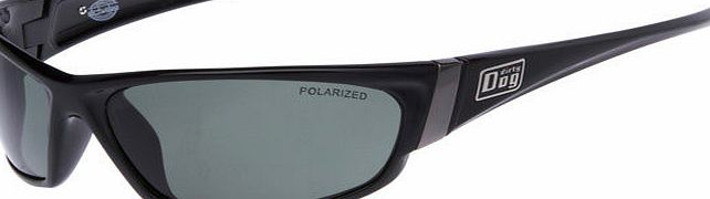 Dirty Dog Mens Dirty Dog Stoat Sunglasses - Black/Green