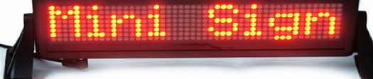discoball 12V RED LED CAR MOVING MESSAGE SCROLLING DISPLAY SIGN REMOTE COTROL UK SELLER