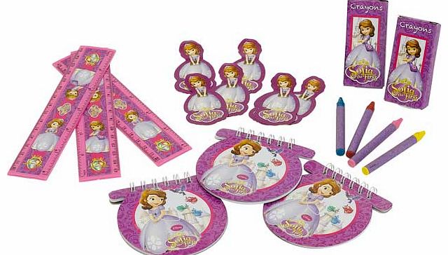 40 Piece Sofia The First Party Favours