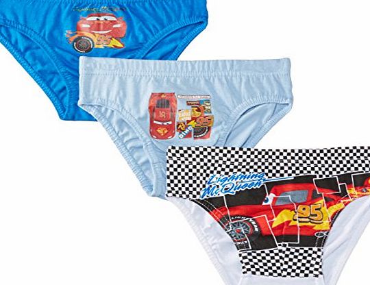 Disney Boys Cars NH3018 Boxer Brief, Multicoloured, 6-8 Years (Manufacturer Size:6/8 Years)