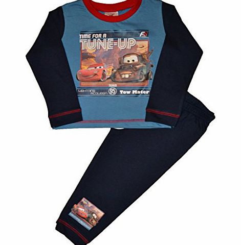 Disney Boys Disney Cars Lightning McQueen Lets Race Snuggle Fit Cotton Pyjamas Size 18-24 Months