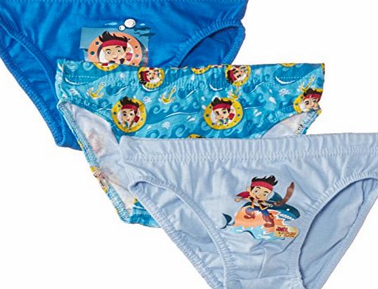 Disney Boys Jake and The Pirates NH3052 Boxer Brief, Multicoloured, 6-8 Years (Manufacturer Size:6/8 Years)