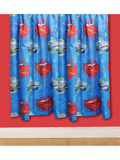 Disney Cars 2 Spy Curtains 72` Drop