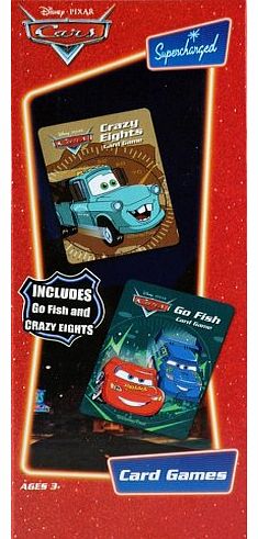 Disney Cars Card Games - Play Go Fish And Crazy Eights