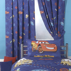 Disney Cars Curtains - Racing Track (72 inch