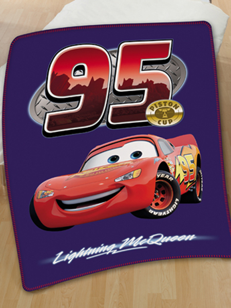 Disney Cars Fleece Blanket Ligthning McQueen Design 125 x 150cm