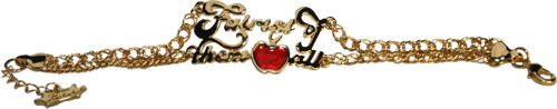 14ct Gold Plated Snow White Fairest Bracelet from Disney Couture