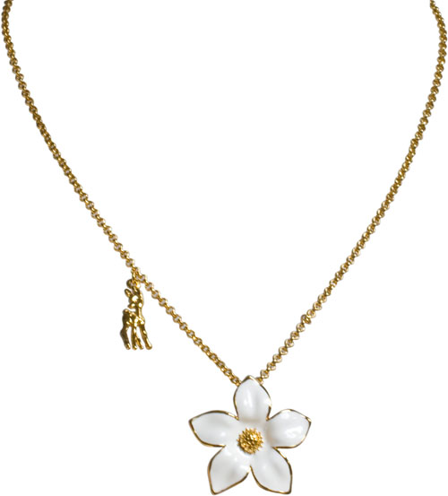 Bambi and Flower Necklace from Disney Couture