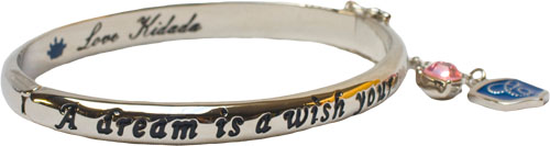 Dream Is A Wish Platinum Cinderella Bangle from Disney Couture
