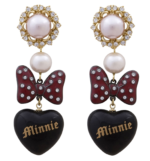 Gold Plated Pearl And Bows Minnie Mouse Mawi